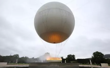 Летающий котел для Олимпийских игр 2024 в Париже: инновации и символизм