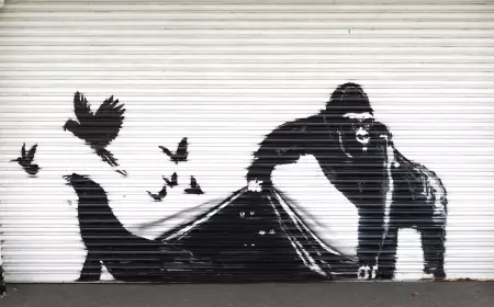 Животные захватывают Лондон: Banksy продолжает удивлять своими работами