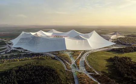 Официальные изображения крупнейшего футбольного стадиона мира в Марокко