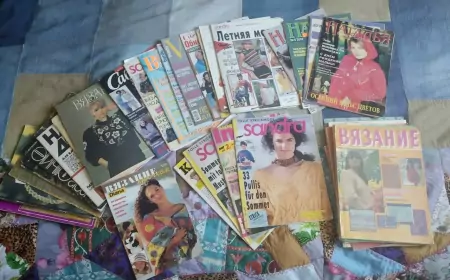 Мои старые журналы по вязанию