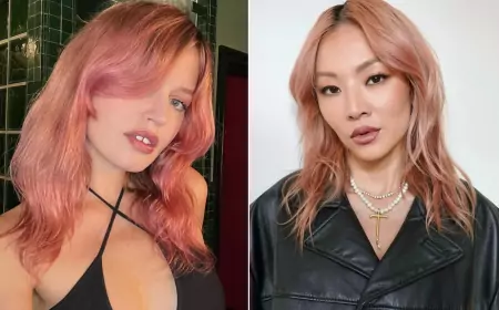 Вишневый блонд:  осенний тренд цвета волос, завоевывающий Pinterest