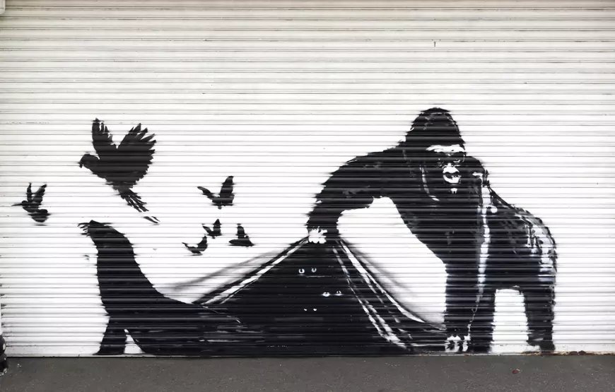 Животные захватывают Лондон: Banksy продолжает удивлять своими работами