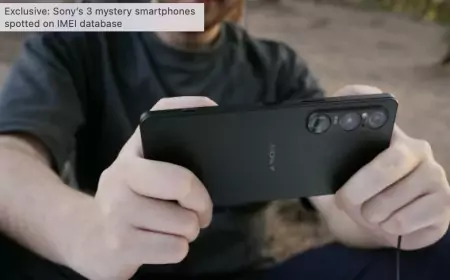 3 загадочных смартфона Sony появились в базе данных