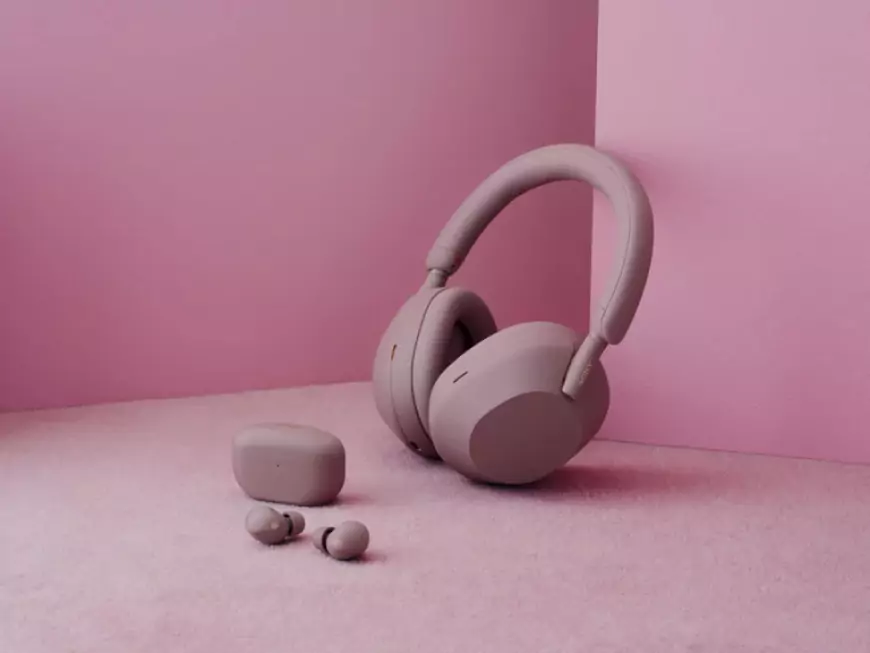 Новинка от Sony: наушники WH-1000XM5 и WF-1000XM5 теперь в цвете Smoky Pink