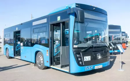 КамАЗ представил новые городские автобусы и троллейбус на День клиента