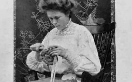 Вязание ковриков в 19 и 21 веках