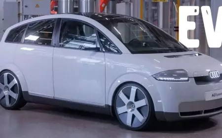 Audi представила уникальный электрический хэтчбек A2 e-tron в честь 25-летия модели