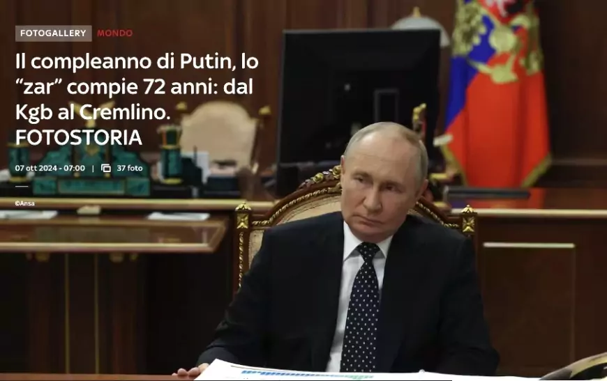 Как в Италии поздравили Президента Путина с днем рождения итальянские СМИ