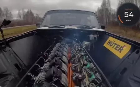 Жигули с сердцем из 16 бензопил: тест-драйв V16, о котором вы не мечтали