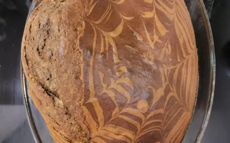 Пирог зебра на сметане - не получился