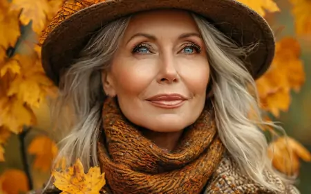 Цвета осени в природе и одежде