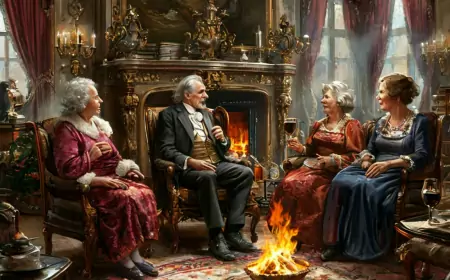 Таинственная история, рассказанная у камина. Продолжаем чтение.