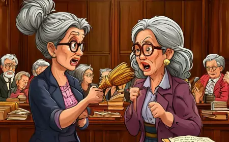 Участвовать в судебном заседании совсем непросто, а иногда там даже дерутся!