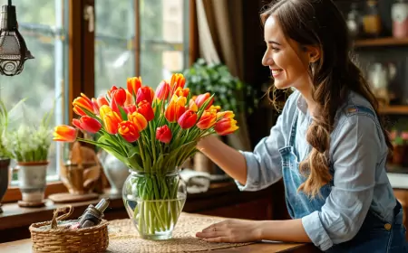 Тюльпаны в вазе простоят дольше