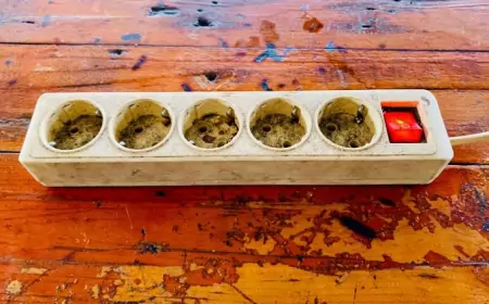 Как безопасно почистить электрические розетки и удлинитель