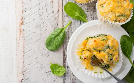 Полезные кексы без муки