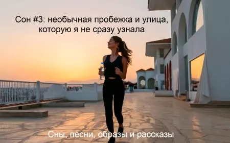 Сон#3: Необычная пробежка и улица, которую я не сразу узнала