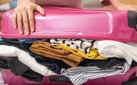 Чтобы все уместилось, собираем чемодан по правилу «5-4-3-2-1»