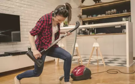 Сжигаем калории во время уборки дома