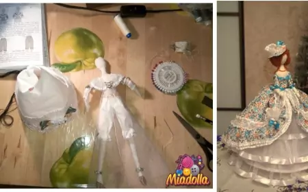 Куклы тряпиенсы. Часть 10. Платье (1)